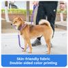 Floral Dog Leash Nylon Pattern Flower Print Adjustable Pet Leashes designed for Dogs Small Medium Large Puppy Practical Household Product