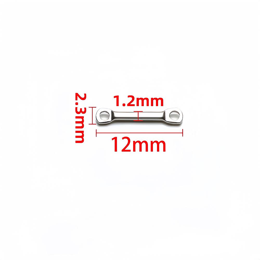 

50/100Pcs 12-30mm Stainless Steel Wire Long Bar Stick Charm Pendant Connector for DIY Earring Jewelry Making Findings Accessory 50 pcs