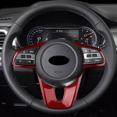 ABS Car Steering Wheel Buttons Panel Protection Cover Trim Sticker for Kia Forte K3 2019 2020 2025 Interior Accessories
