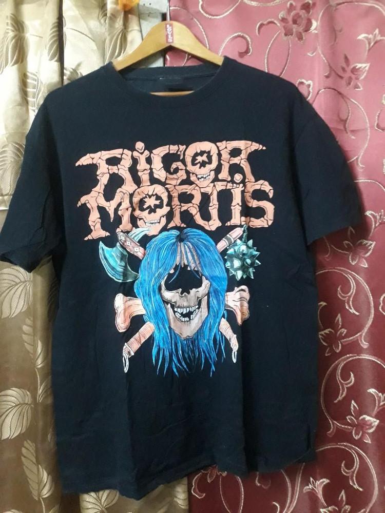 

Rigor Mortis Gift For Friends Black T-Shirt Cotton All Size Unisex T-Shirt XXL
