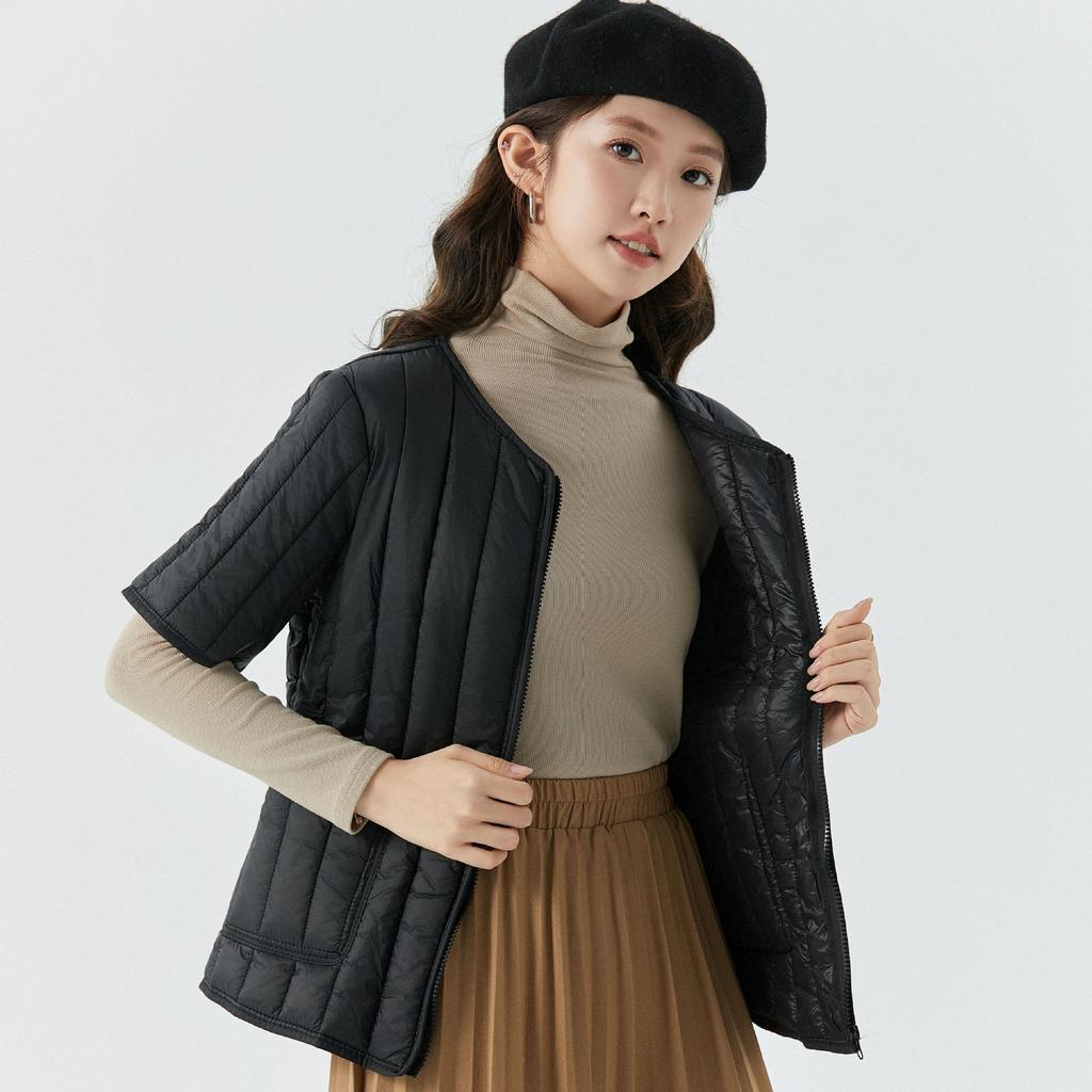 Căldură și Confort la Modă Fermoar Căptușeală Caldă din Bumbac Haine de Casă din Bumbac pentru Femei Haine din Bumbac Top cu Mânecă Scurtă Căptușit 2466