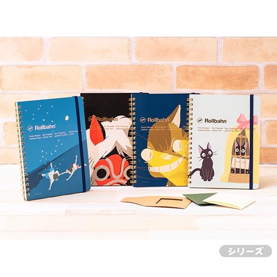 Limited edition Rollbahn pocket memo pad at the Ghibli Museum in Mitaka Dwarf King and the Elf (L) [The Princess]