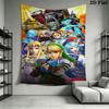 Adventure game Wall Hanging Printed Fabric Blanket Decorative Tapestries for Bedroom Living Room Home Decor