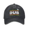 Dub Reggae Muziek Leeuw van Juda Unisex Baseballpet Rastafari Verweerd Denim Gewassen Pet Vintage Buiten Verstelbare Snapback Pet