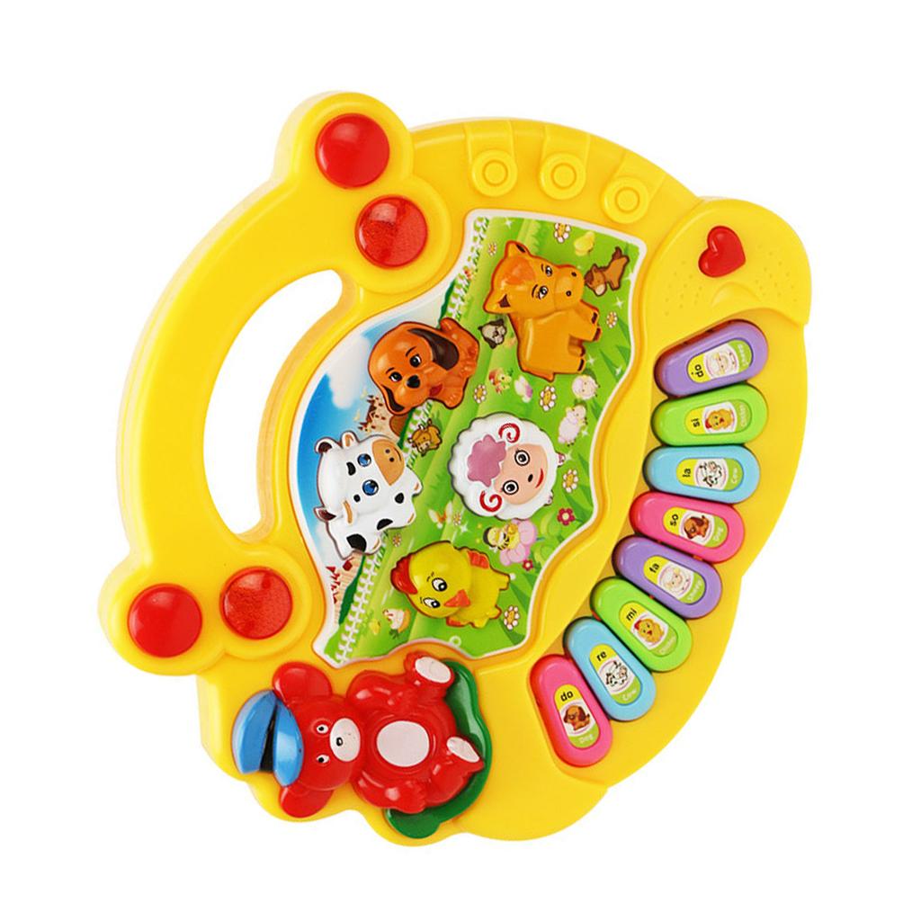 Electronic Baby Instrument Farm Animal Keyboard Toy Children Educational Musical Instrument Toys