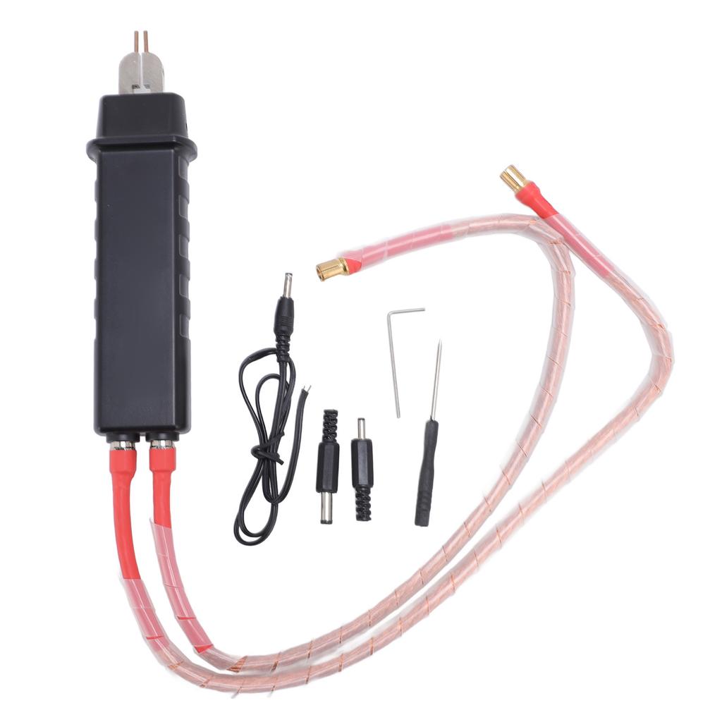 Spot Welding Pen 1600A High Power Copper Wire DIY Adjustable Handheld Spot Welder Pen for Battery
