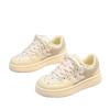 Wasteland Wind Niche Retro Color Matching Little White Shoes Women's New Autumn Trend Breathable Casual Versatile Board Shoes Women