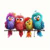 Autocollant de Voiture Animal Oiseaux Décalcomanie Auto-adhésive Pour Vitre Arrière et Pare-chocs de Véhicule Autocollant Imperméable SH616