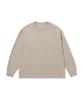 Soft Cotton Relaxed Logo T for Men and GREIGE M [Snow Peak] L/S TS-25AU010 Long-Sleeve T-Shirt Women,