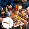 Funny Sausage Rack Stand Man Hot Dog Holder Reusable Hot Dog Roaster Hands-free Cooking Tools for Camping Party