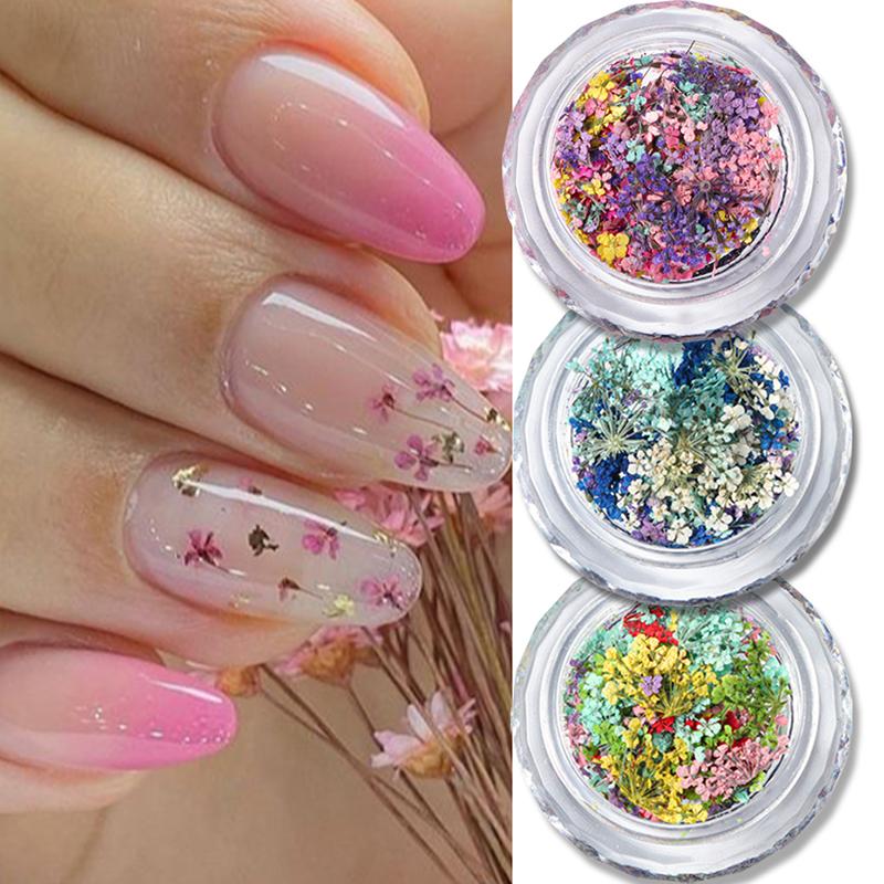 1 cutie Nail Art Decoratiuni florale Flori uscate delicate Decoratiuni Nail Art Rafinate Nail Art Frumusete pentru farmece Accesorii