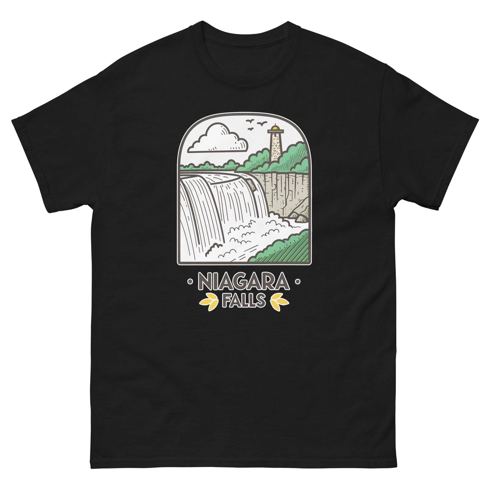 Niagra Falls Attraction Landmark Travel T-Shirt L