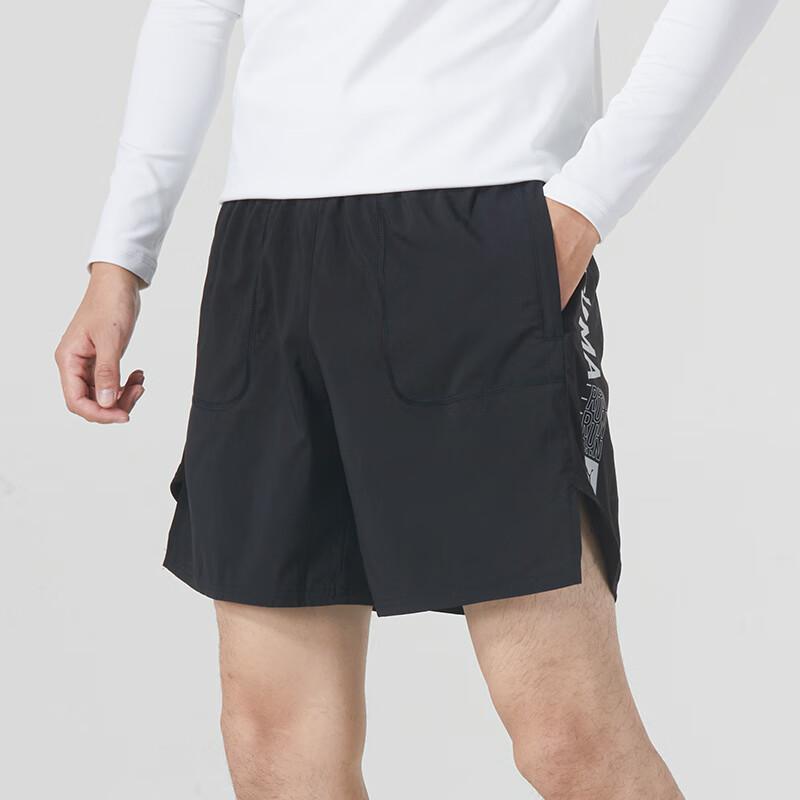PUMA Running Fitness Training Breathable Sports Shorts Men Bottoms Black 522928-01