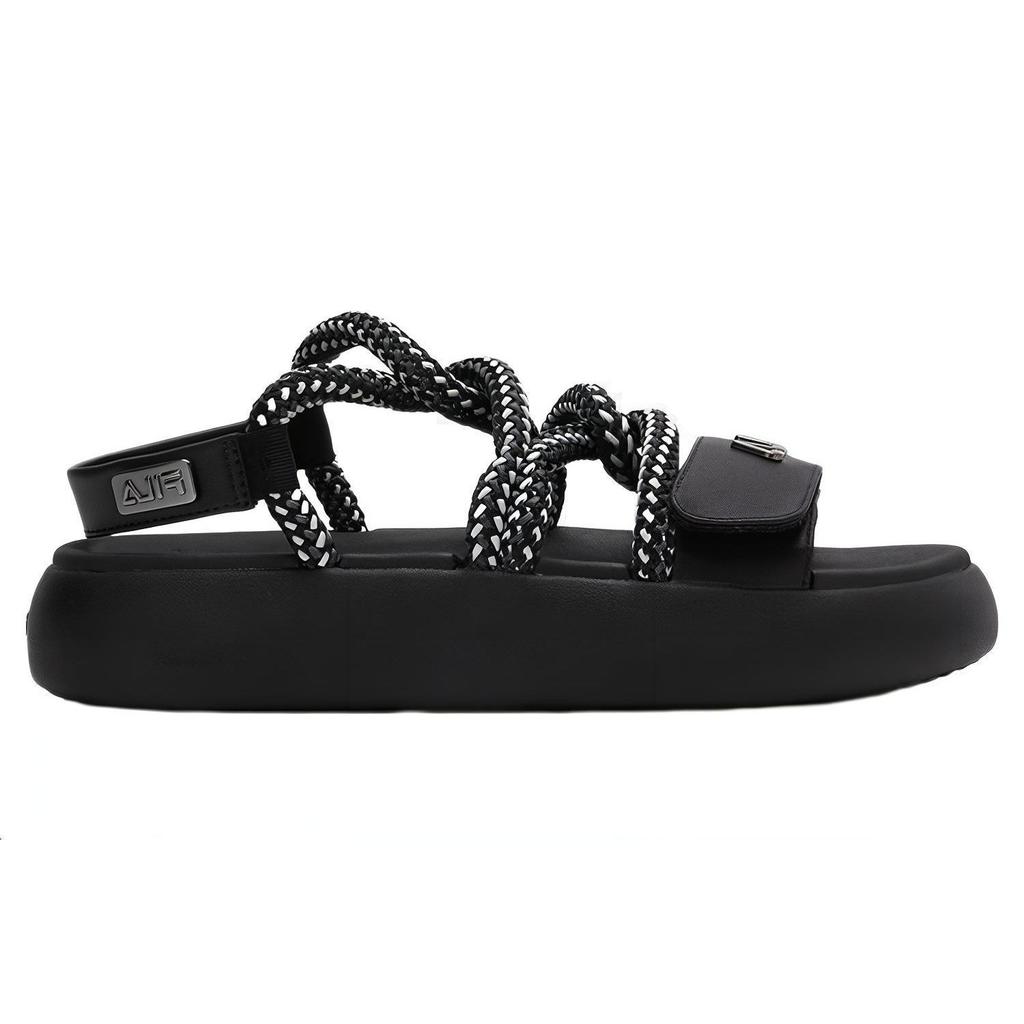 FILA Women's Churro Sandals Black/Silver F12W321402FBS