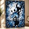 Hollow Knight Stained Glass Art D Texture Metal Poster Customized Wall Art Tin Sign Gift for Mancave Home Decor Accessories