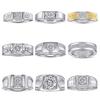 Heren S925 Sterling Zilveren Diamantring – Hip Hop Stijl, Puur Zilver, Populair Europees & Amerikaans Ontwerp
