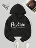Print Autumn Winter Cropped Sweatshirt Crop Top Hoodie Y2K Sweatshirts Fashion Casual Style Clothes