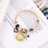 Adjustable Beaded Watches Elegant Quartz Watch Trendy Women's Bracelet Watches  Birthday Gift
