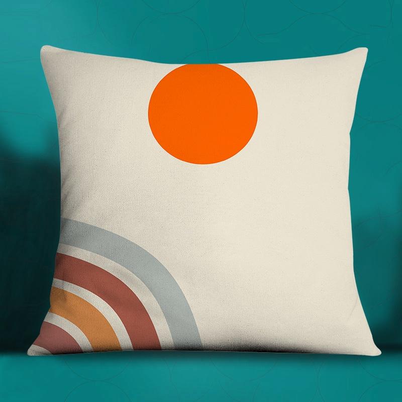 Fashion Classic Square Decorative Pillowcase Geometric Pattern Living Room Sofa Cushion Pillow Home Decor