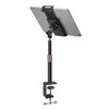 Extendable Rod Clamp Tablets Stand Mount Retractable Arm Phone Holder for Live Streaming Selfie Photography MultiPosition