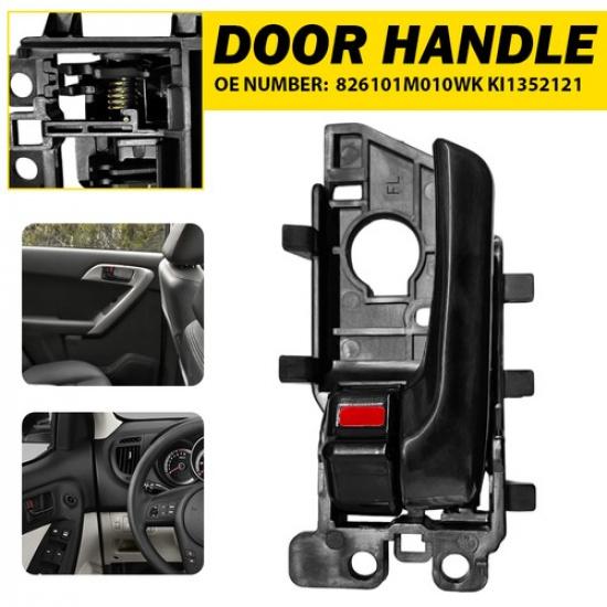 Interior Door Handle For 2010 2011-2013 Kia Forte Forte Koup Left & Right Black