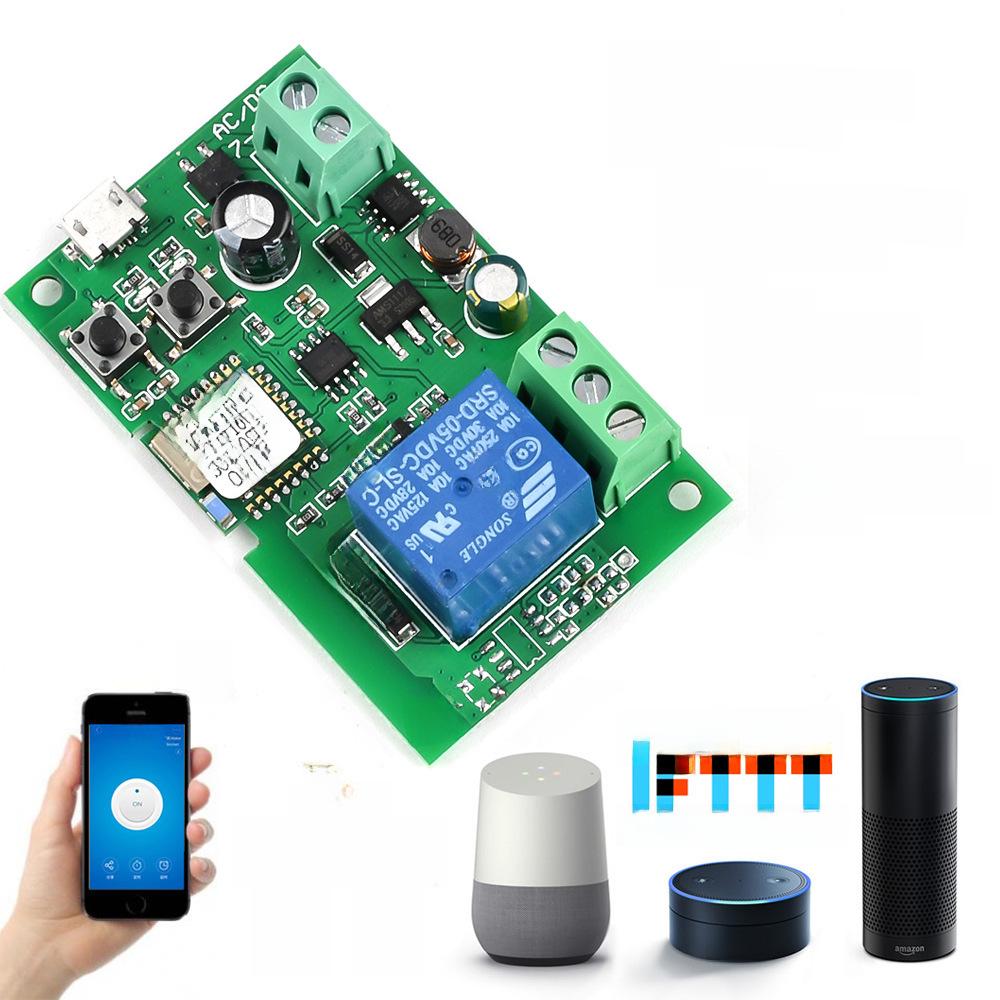 

eWeLink Smart Relay Module: 5V/7-32V Momentary & Self-Locking, Alexa Compatible.