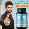 Vollspektrum-Vitamin-B12-Kapseln enthalten alle drei natürlichen Formen von Vitamin B12 und aktive Folsäure, die helfen, Energie, Konzentration und Stimmung zu steigern.