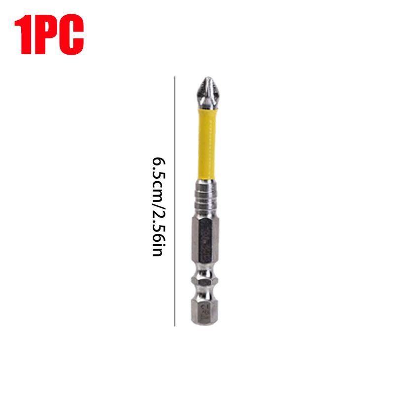 Magnetic Screwdriver Bit Hex Shank Head Drill Bits Screw Driver Anti-slip Screwdriver Drills For Woodworking Repair Hand Tools