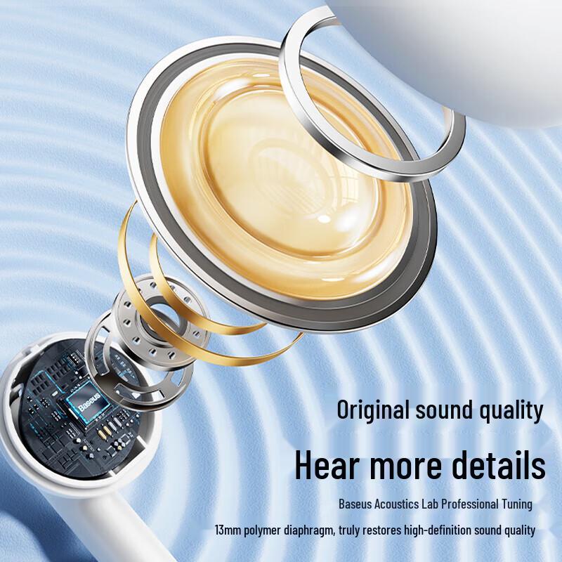 Baseus W04 & BS1 Series Semi-in-Ear True Wireless Earbuds