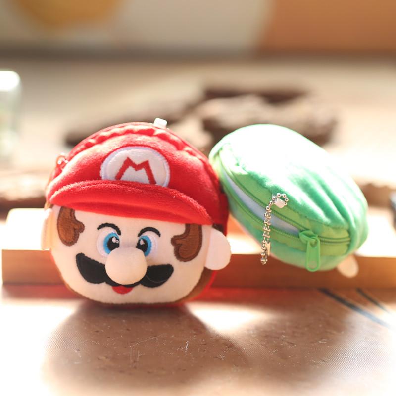 Marie Mario Charm Plush Toy Doll Bag Pendant Keychain Key Ring