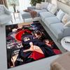 Japanese anime cartoon NARUTO's famous Uzumaki Naruto rug, soft decorative home furnishing, bedroom office chair pad, outdoor picnic carpet Y12