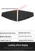 Carbon Fiber Textured Rear Window Louvers for Modern Elantra - Decorative Triangle Air Outlet Strip