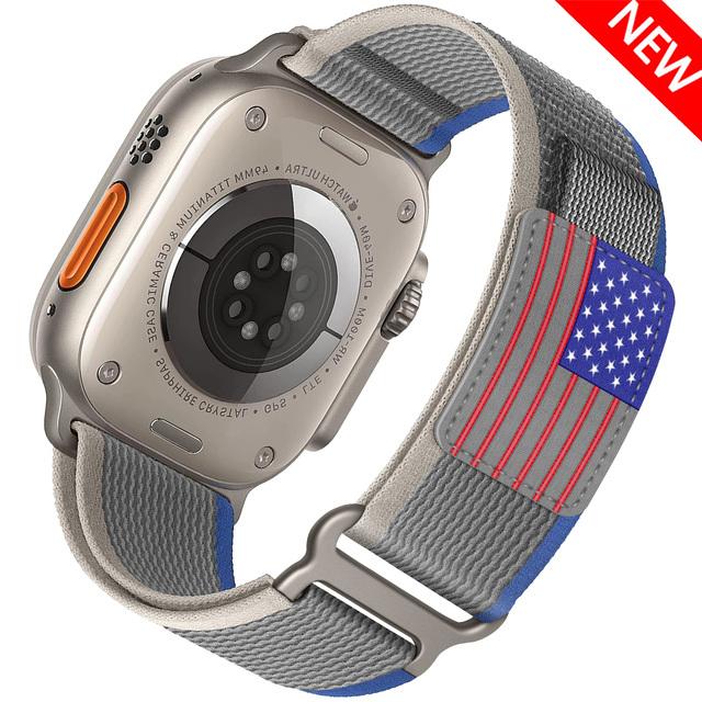 Trail loop Strap for Apple watch Bands 49mm 44mm 40mm 41mm 45mm 42mm 46mm correa bracelet iWatch series 7 se 8 9 10 11 Ultra2 3
