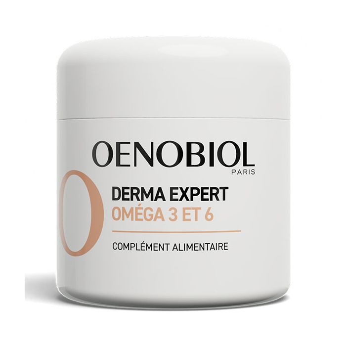Oenobiol Complément Alimentaire Derma Expert Omega 3 et 6 - 30 Capsules Végétales