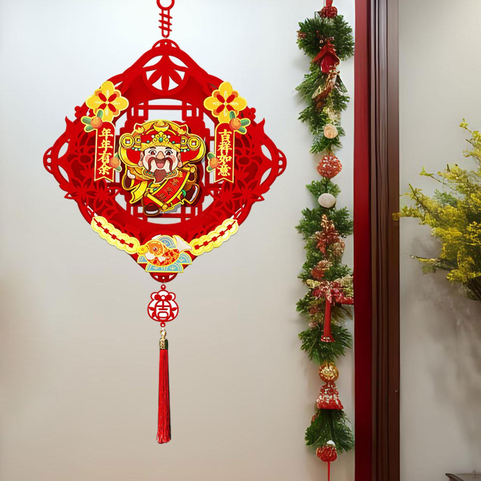 

Дверной знак Дракона, украшение на китайский год, благословение, подвеска, подвесной настенный декор style C