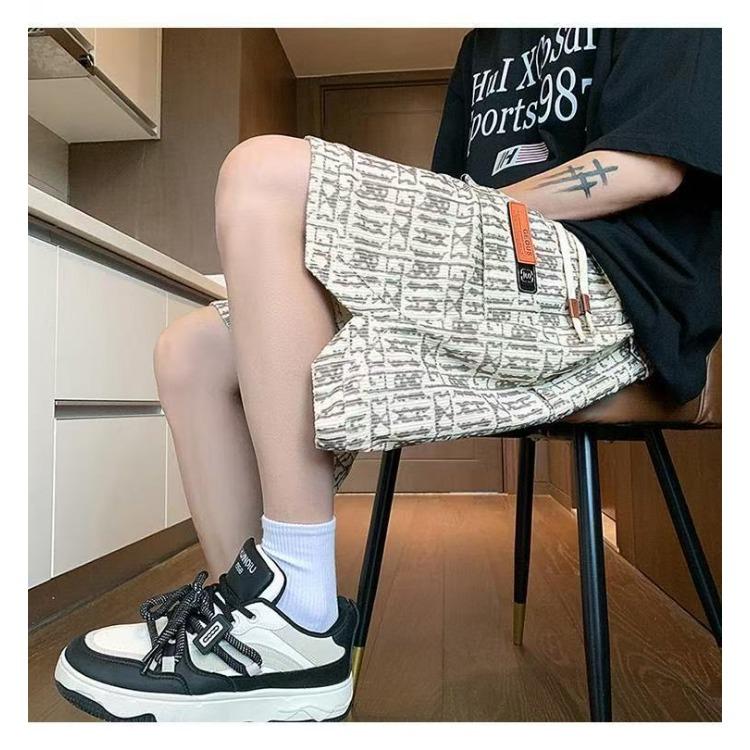 Shorts Men's Summer Casual American Style Sports Men's Basketball Shorts Summer Loose Men's Five Quarter Pants