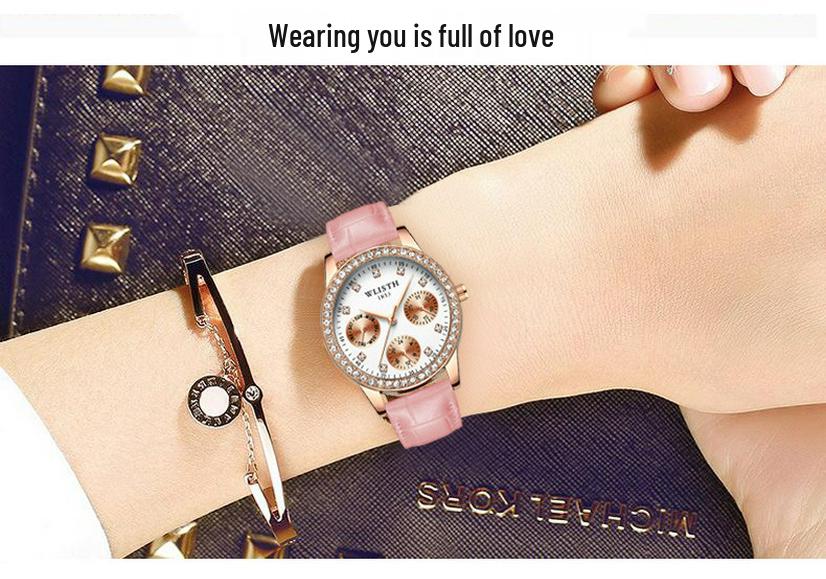 Women's Fashionable Temperament Quartz Watch - Stylish Ladies' Student Watch