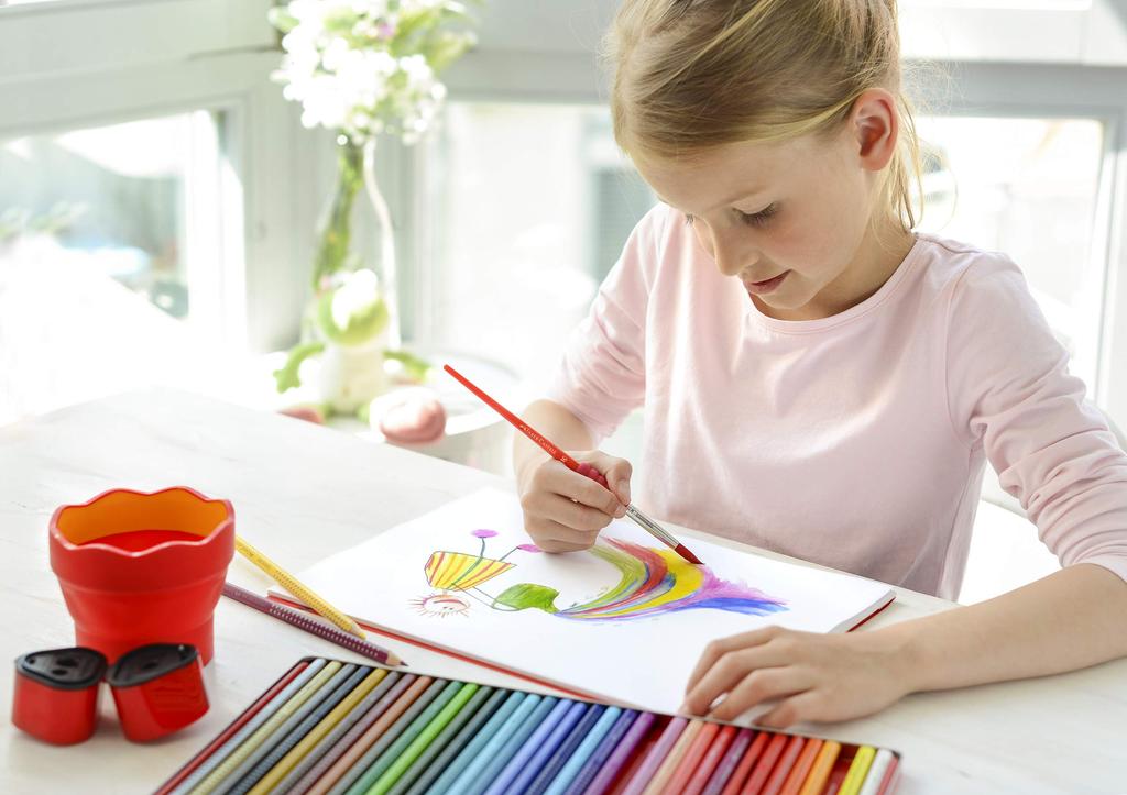 Color Grip Aquarellstifte 12 Farben Faber-Castell (Dosen-)