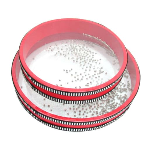 

Tropchou Ocean Drum Tambourine, Percussion, Wave Sounds, Sound Effects, 2-Piece Set (Large and Small)