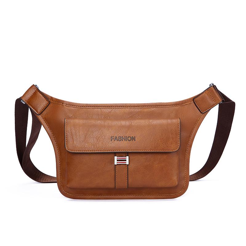 Neue Herren Vintage Brusttasche Wasserdicht Große Kapazität Crossbody Einzelne Umhängetaschen mit Sport Kleine Messenger Bags