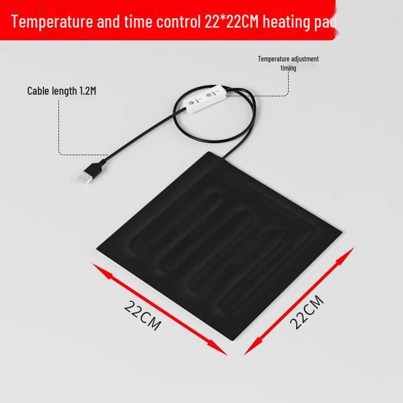 5V USB Heating Pad with Temperature Control for Bird Chicks and Reptile Brooding