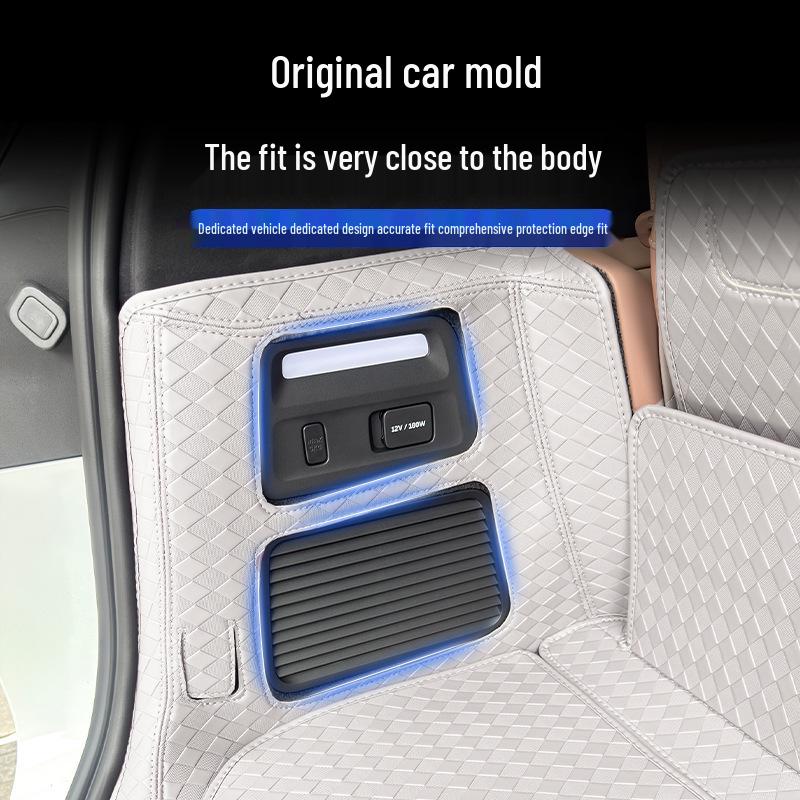 Full Coverage Trunk Mat for 26 NIO ES9 Models: Seat Back & Tail Box Interior Accessory