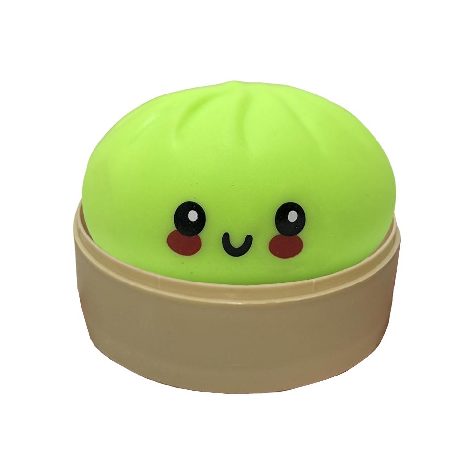 11 Styles Realistic Giant Dumpling Squeeze Toy With Bamboo Steamer Soft Dough Ball Decompression Fidget Toy Funny Creative DIY Assembly Gift Present