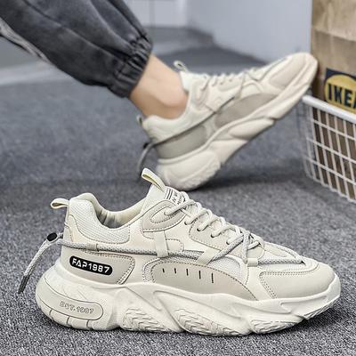 Mode Neue Sommer Herren Sport Laufschuhe Casual Vielseitigkeit Atmungsaktiv Erhöhte Turnschuhe Bequeme Schnürschuhe Tenis Masculino