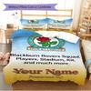 Name Custom Blackburn Rovers Pattern Bedding Set Quilt Cover Pillowcase Home Decor Gift (1 * duvet cover + 2 * pillowcase, without core)
