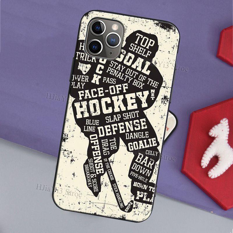 Ice Hockey is Life Phone Case For iPhone 13 11 12 Pro Max mini X XR XS Max 6S 8 7 Plus SE 2020 Back Cover