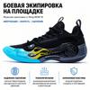 Li-Ning Way of Wade 10 Low Element – ​​Wind and Fire Herren-Sneaker, Blau, Kristallblau, ABAS165-1