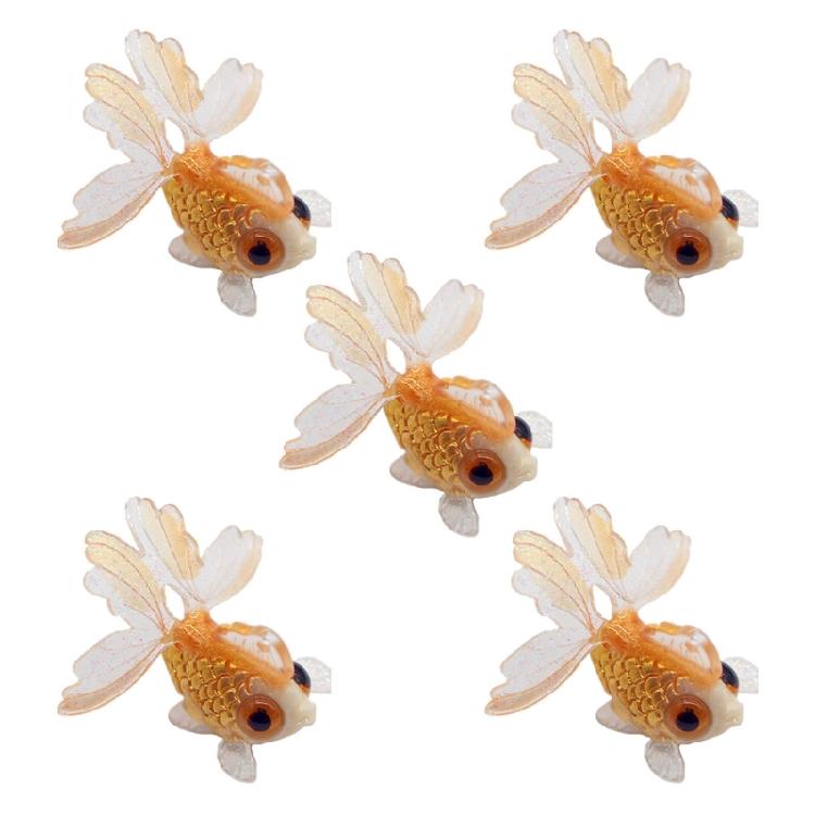 5 Pack Jewelry Accessories Fish Craft for DIY Necklaces Earrings and Bracelets
