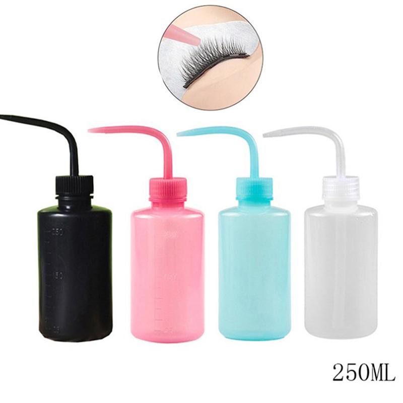 1Pc 250Ml Eyelash Extension Elbow Flush Bottle Makeup Wash Squeeze Bottle