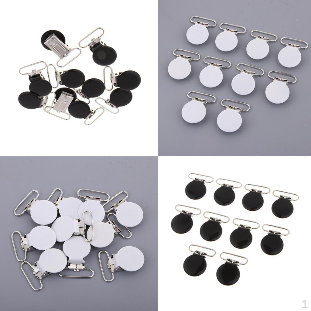 

20 штук Зажим для одежды Лига Металлический зажим, Черно-белый